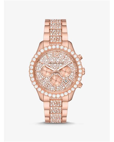 layton michael kors watch|Oversized Layton Pavé Rose Gold.